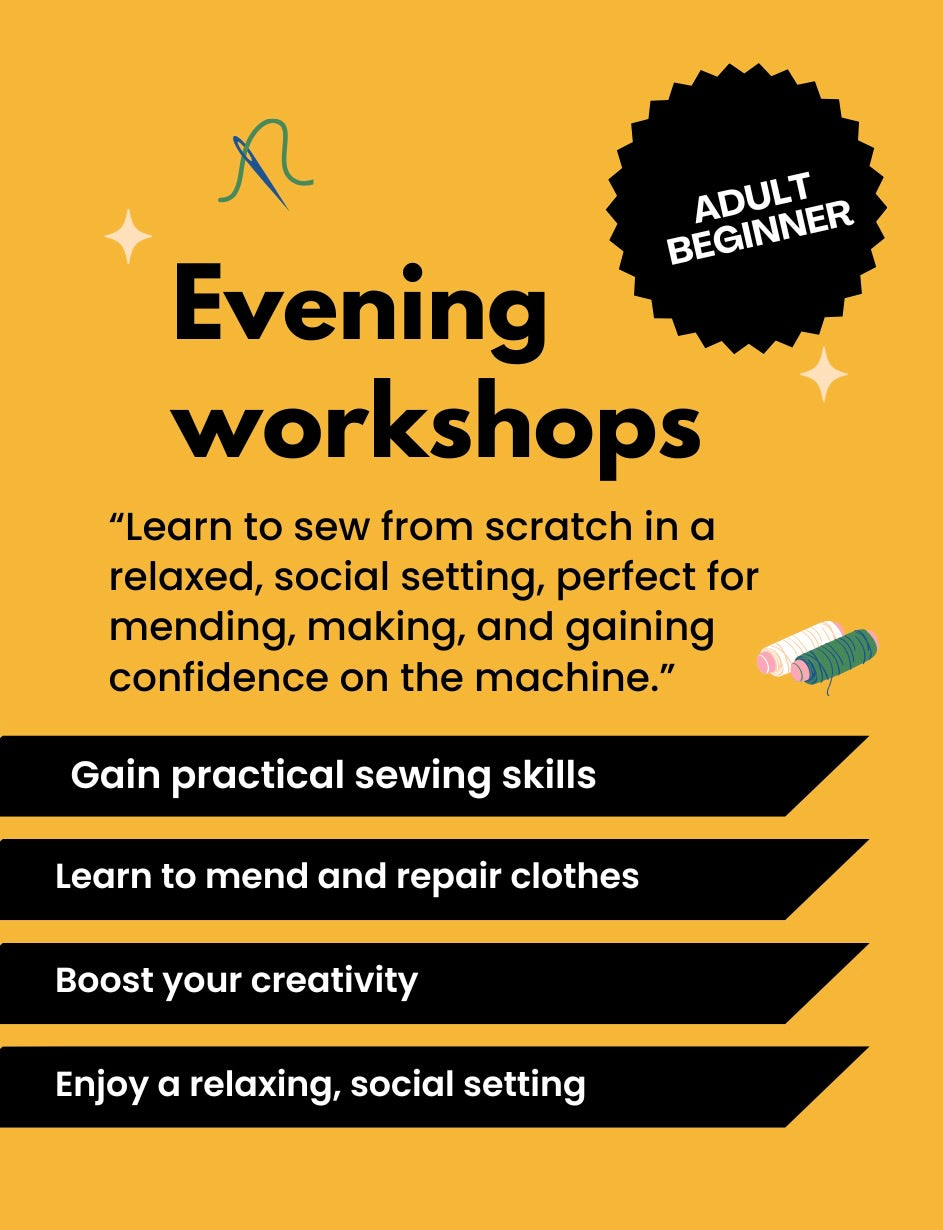 Beginner Sewing Classes for Adults